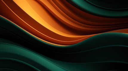 Wall Mural - Vibrant abstract background with flowing waves of color