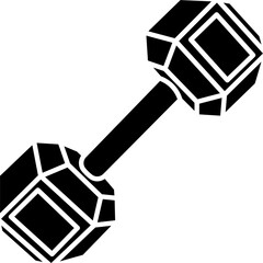 Canvas Print - Dumbbell vector illustration