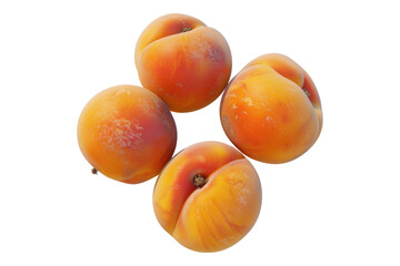 Poster - Apricot isolated on transparent background