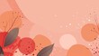 © Tessa - Abstract nature background, orange and pink, autumn theme with copy space