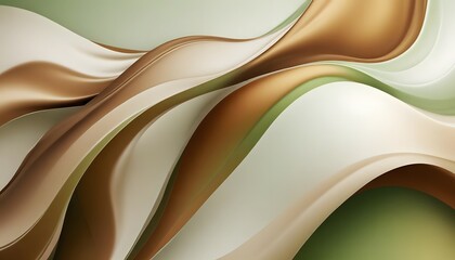 Wall Mural - bright green orange purple flowing wavy spiral abstract modern background. evoking a sense of cosmic