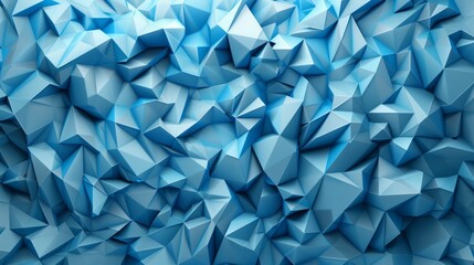 Wall Mural - background for an information technology company or background with blue triangles Generative AI hyper realistic 