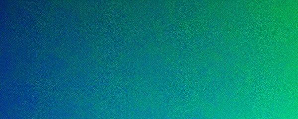 Canvas Print - Dark green blue grainy gradient background noise texture backdrop web page header banner design