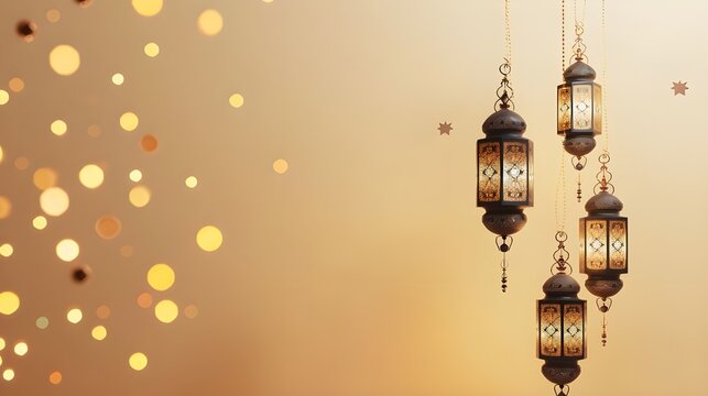stylish and understated banner and poster background for Muslims celebrating Eid al-Adha