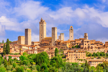 Wall Mural - San Gimignano, province of Siena. Tuscany, Italy.