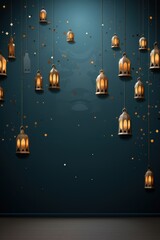 Wall Mural - Eid celebrations room background