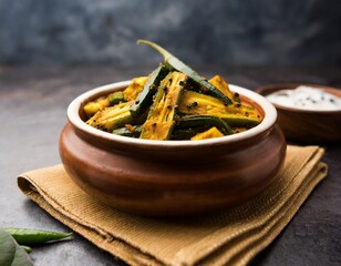 Sticker - Masala Bhindi, or Fry Ladyfinger