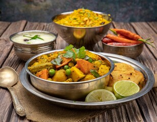 Wall Mural - Mix vegetables or mix sabji or mix sabzi