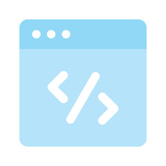Wall Mural - well designed icon of website development, programming vector