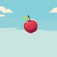 Falling apple for gravity experiment