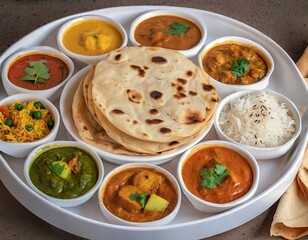 Canvas Print - Special Small Cuisine Thali