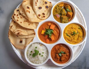 Canvas Print - Special Small Cuisine Thali