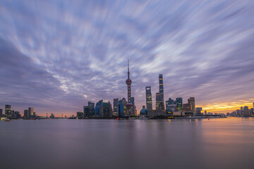 sunrise of shanghai