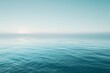 © Valerii Dekhtiarenko - Minimalist image of a peaceful ocean horizon under soft, calming light, perfect for tranquil and serene themes.