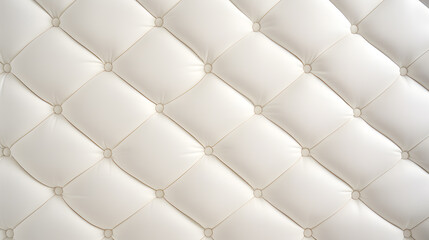 Wall Mural - White fabric mattress texture top view background