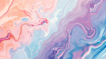 Wall Mural - abstract pastel colored background in samikshavad style with fluid patterns