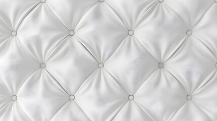 Wall Mural - White fabric mattress texture top view background