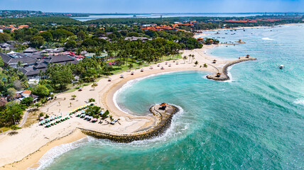Poster - View of Nusa Dua beach in southern Bali, Indonesia