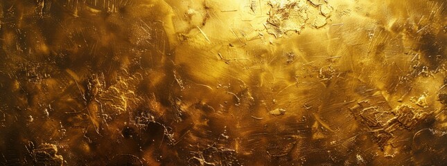 Wall Mural - Elegant and textured background with golden metallic tones.