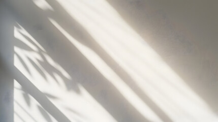 Wall Mural - blurred overlay effect for photo and mockups. wall texture with organic drop diagonal shadow and ray