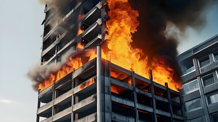 Wall Mural - fire