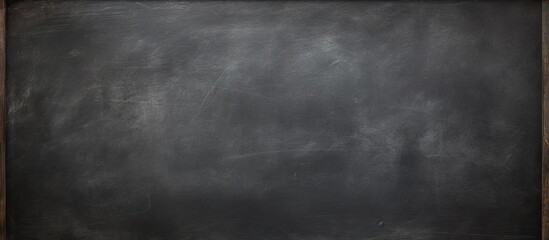 Poster - Blackboard texture background Chalk rubbed out. copy space available