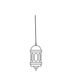 Wall Mural - Islamic lantern icon