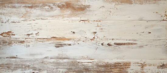 Poster - A copy space image featuring a textured white wooden mold with aged stains