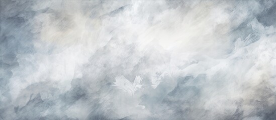 Poster - Gray paper watercolor texture background. copy space available