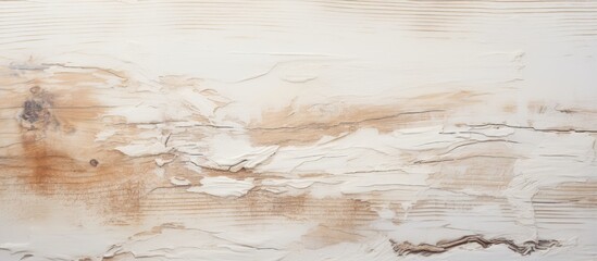 Poster - A copy space image featuring a textured white wooden mold with aged stains