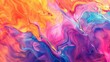 © fumoto-lab - カラフルなペンキが混ざり合うアブストラクトデザイン