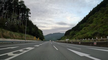 Wall Mural - 新東名高速道路から眺める富士山