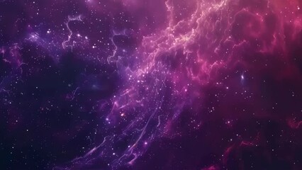 Wall Mural - purple and pink sky with many stars
