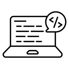 Trendy design icon of web design 