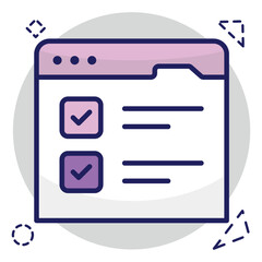 Sticker - Premium download icon of checklist 