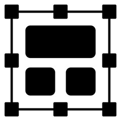 Trendy design icon of design 