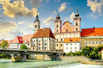 Canvas Print - Altstadt, Steyr, Österreich 