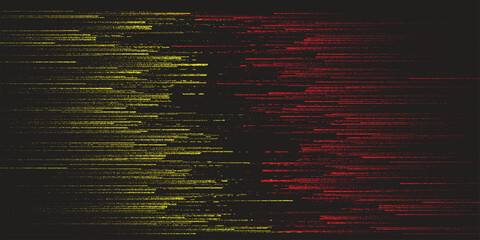 Red yellow color vector layout with dark background flat lines. Decorative shining illustration with lines on abstract template. Smart design for your business advertising