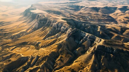 Sticker - Plateau with deep canyons