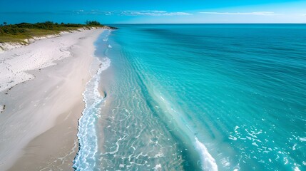 Canvas Print - Coastline with sandy beaches img