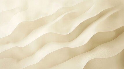 Wall Mural - smooth wavy texture reminiscent of sand dunes in soft beige, perfect for serene backdrops