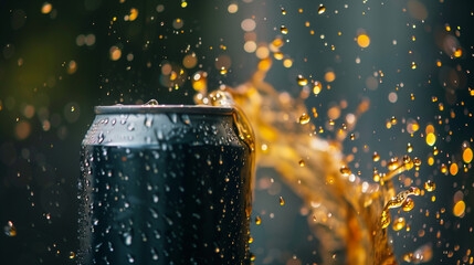 Poster - champagne pouring into glass