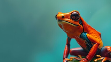 A Close-up Of A Poison Dart Frog.