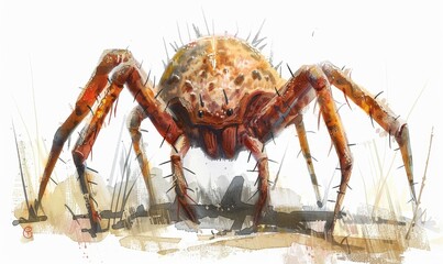 Wall Mural - chigger bites 