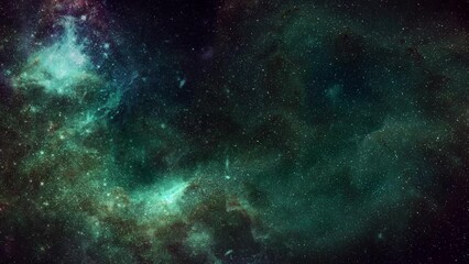 Wall Mural - Galaxy in space flying through nebula background