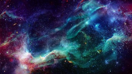 Wall Mural - Stellar nebula galaxy in space