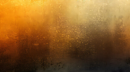 Wall Mural - grainy gradient background gray brown golden yellow glowing light dark noise texture banner poster b