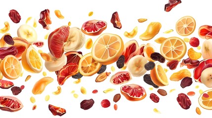 Wall Mural -  background, wallpaper, illustration, vector, isolated, texture, element, drawing, tropical, design, flat, decoration, print, retro, variety, bowl, food, snack, healthy, organic, almond, nut, fruit, v