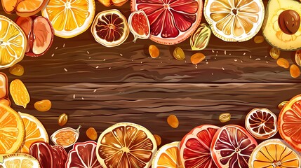 background, wallpaper, illustration, vector, isolated, texture, element, drawing, tropical, design, flat, decoration, print, retro, variety, bowl, food, snack, healthy, organic, almond, nut, fruit, ve