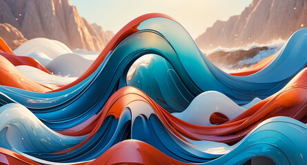 Abstract 3D Waves